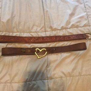 Lot of 2 American eagle belts XL